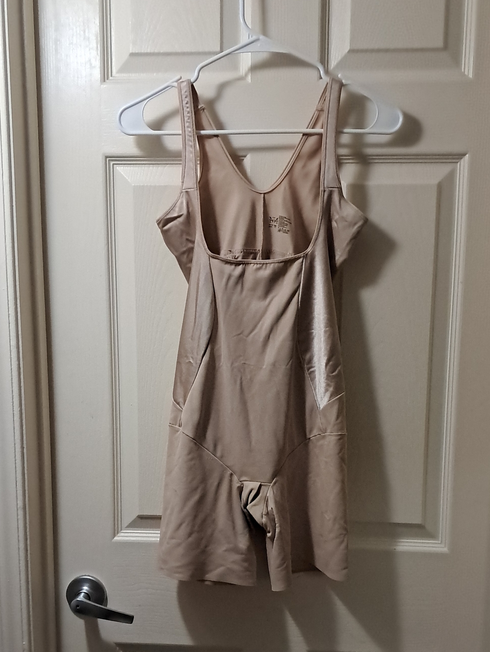 Naomi & Nicole Nude Shapewear Bodysuit Short wth Open Breast Area